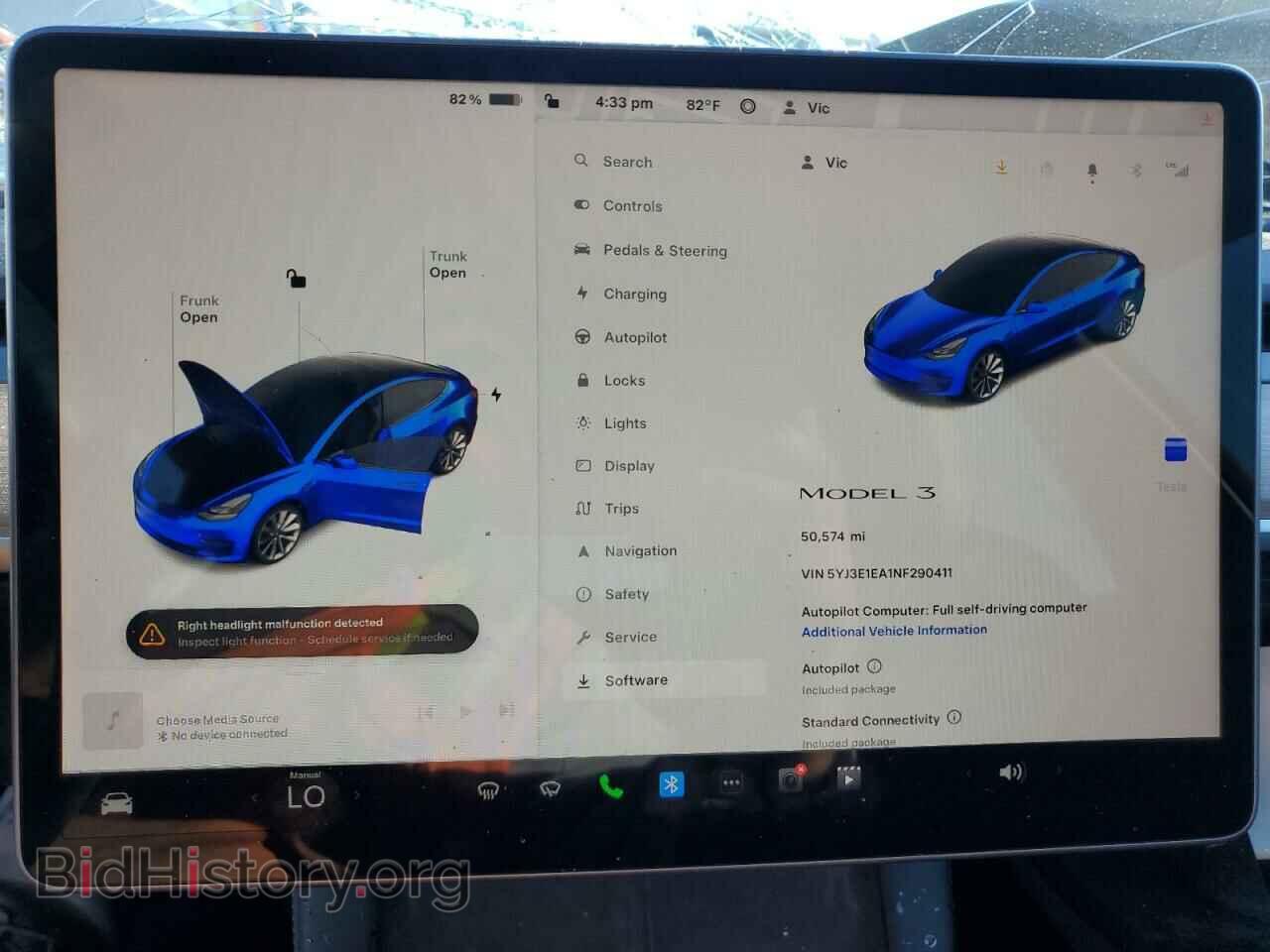 2022 TESLA MODEL 3 - VIN: 5YJ3E1EA1NF290411 - Photo 9