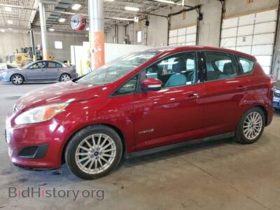 2013 Ford CMAX SE, red — VIN 1FADP5AUXDL512807, Copart
