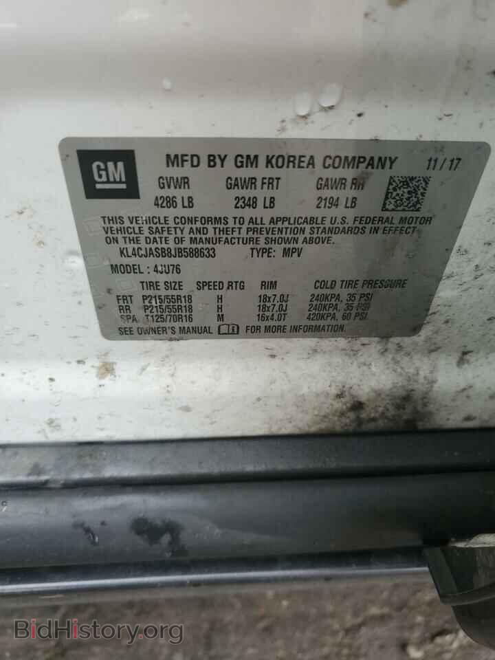 2018 BUICK ENCORE - VIN: KL4CJASB8JB588633 - Photo 13
