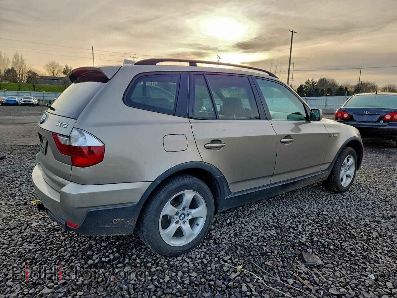 2007 BMW X3 - VIN: WBXPC93497WF05038 - Фото 3