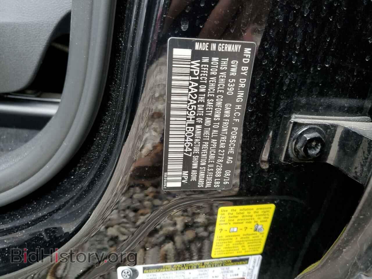 2017 PORSCHE MACAN - VIN: WP1AA2A59HLB04647 - Photo 13