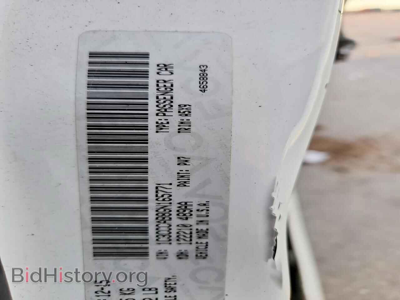 2016 CHRYSLER 200 - VIN: 1C3CCCAB8GN165771 - Фото 12