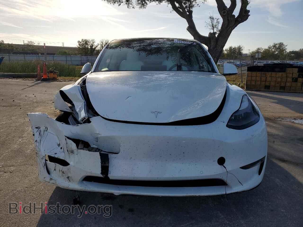 2022 TESLA MODEL Y - VIN: 7SAYGDEF8NF510420 - Фото 5