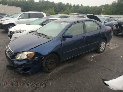2008 Toyota COROLLA CE, синий — VIN 2T1BR32E28C872447, Copart