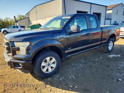 2015 Ford F150 Super Cab, black — VIN 1FTEX1EP8FKF20876, Copart