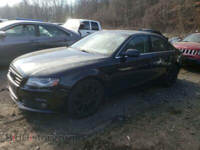 2011 Audi A4 A4 Premium, черный — VIN WAUHFAFL1BN038588, Copart