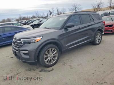 2020 Ford EXPLORER XLT, серый — VIN 1FMSK8DH4LGC69773, Copart