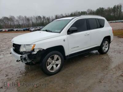 2012 Jeep COMPASS, white — VIN 1C4NJDEB5CD665154, Copart