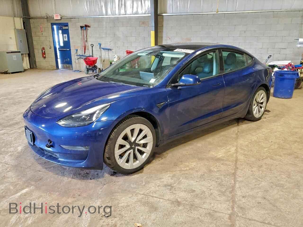 Photo 5YJ3E1EA4NF286921 - TESLA MODEL 3 2022