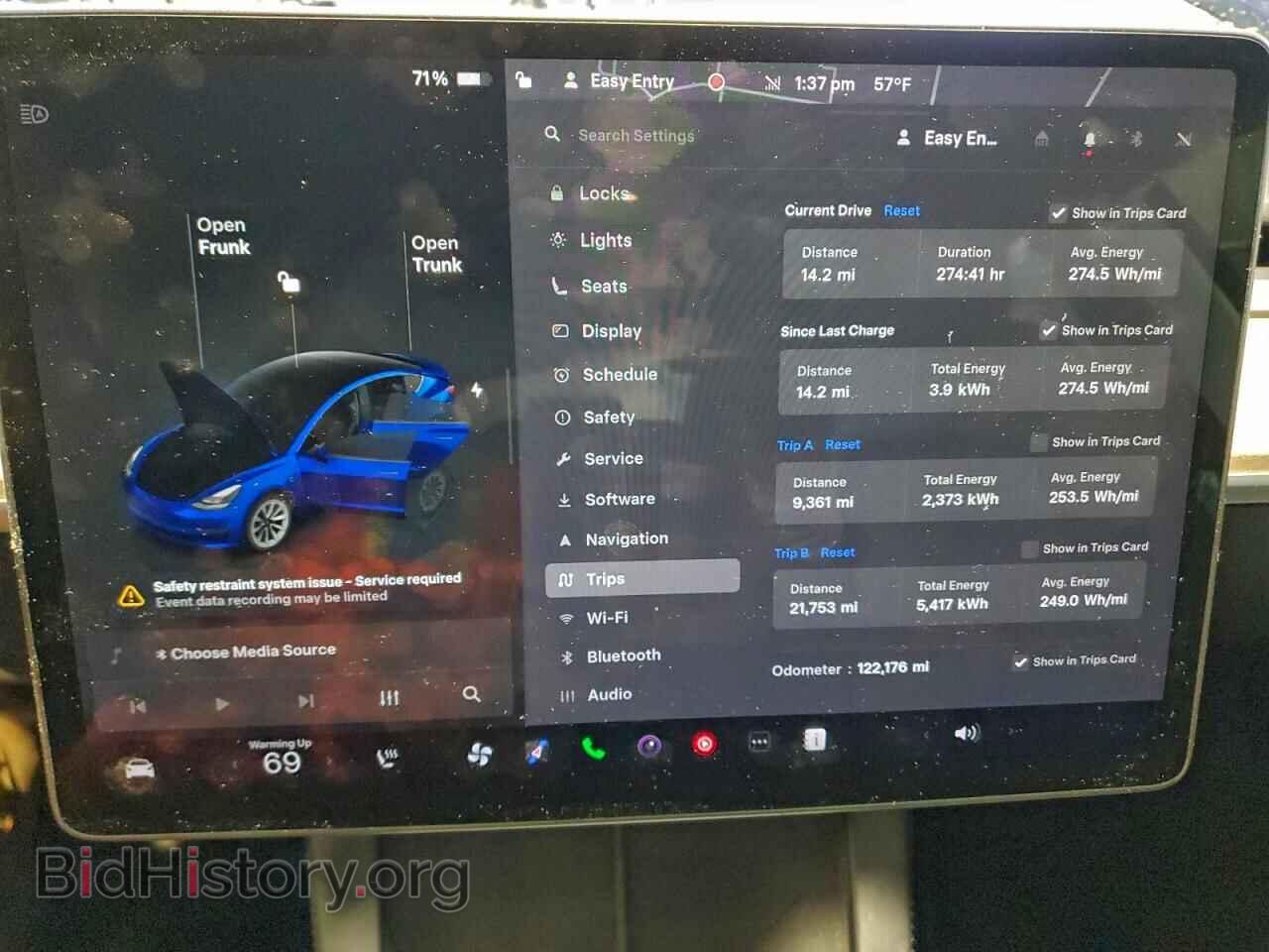 2022 TESLA MODEL 3 - VIN: 5YJ3E1EA4NF286921 - Photo 9