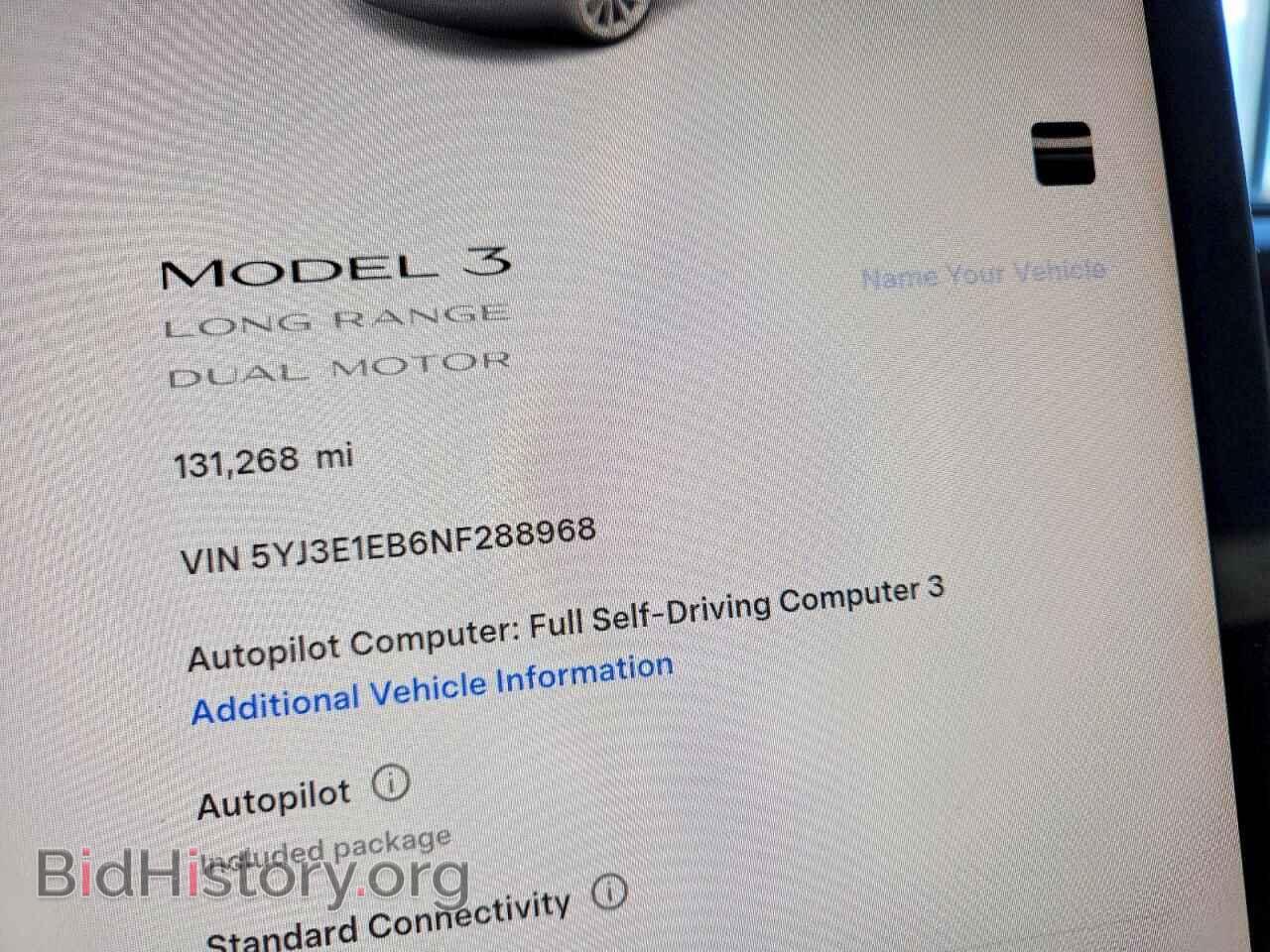 2022 TESLA MODEL 3 - VIN: 5YJ3E1EB6NF288968 - Фото 9