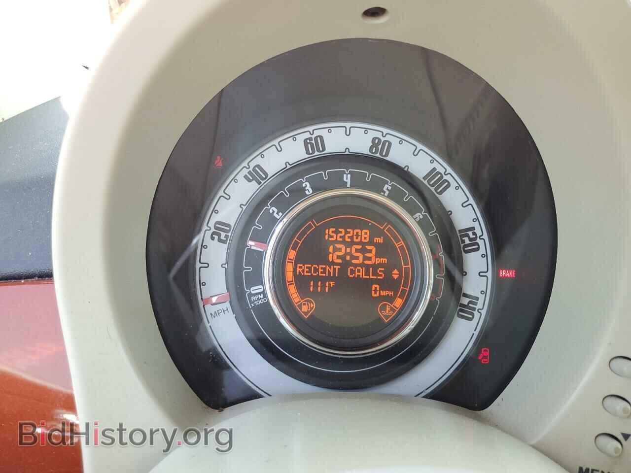 2013 FIAT 500 - VIN: 3C3CFFARXDT698416 - Фото 9