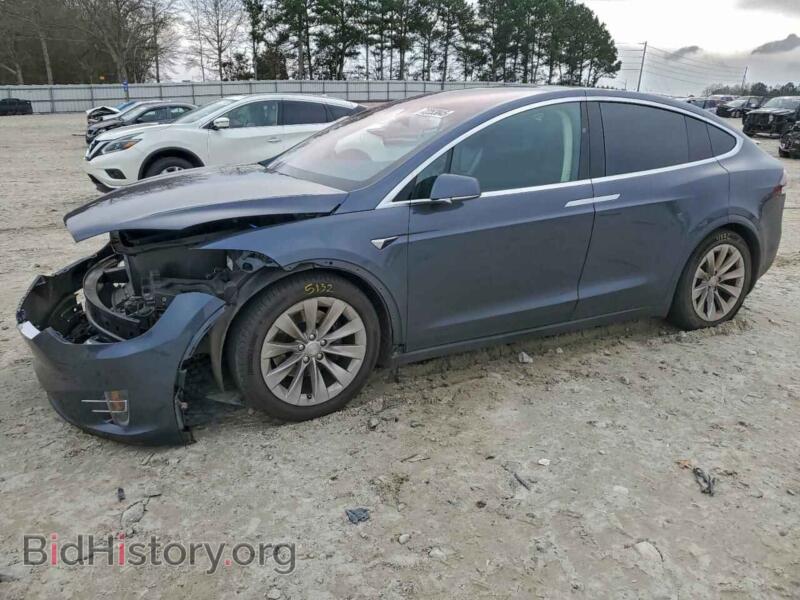 2017 Tesla MODEL X (VIN 5YJXCBE21HF035574) — photo 1 of 16, Copart, damage: front end