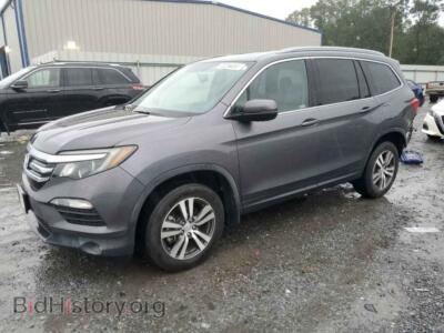 2018 Honda PILOT Exln, серый — VIN 5FNYF6H7XJB005702, Copart