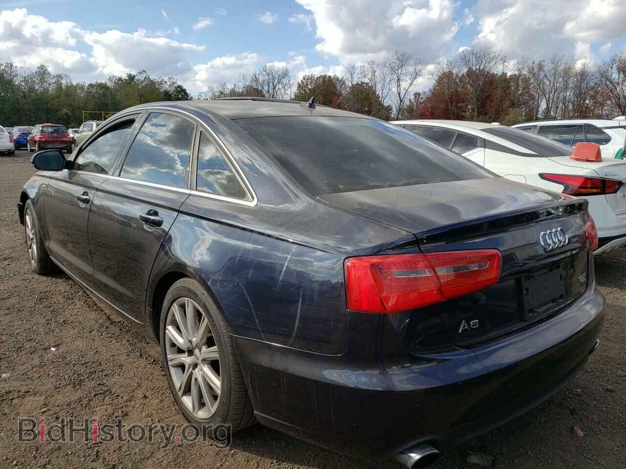 2013 AUDI A6 - VIN: WAUGGAFC8DN041614 - Фото 2