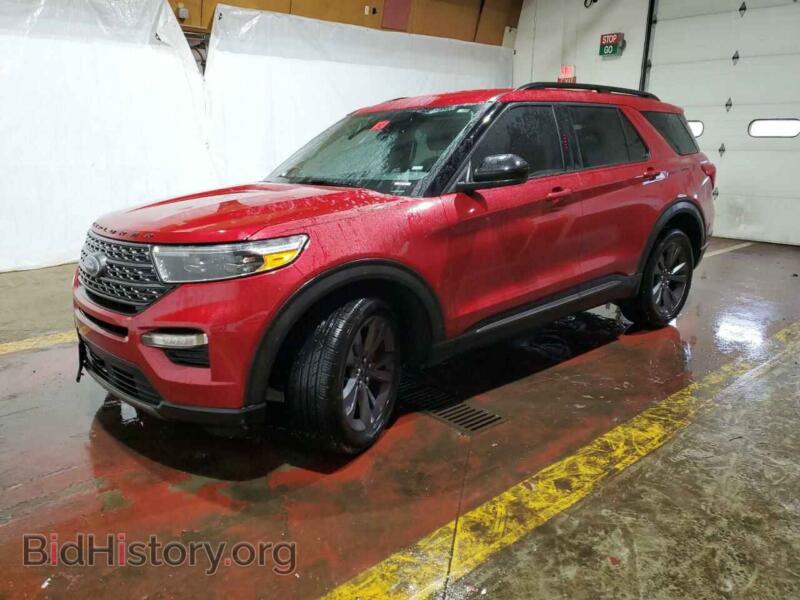 2022 Ford EXPLORER XLT (VIN 1FMSK7DH4NGA71451) — photo 1 of 13, Copart, damage: front end
