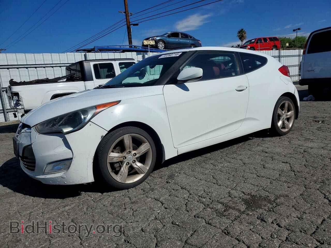 2014 Hyundai VELOSTER Base (VIN KMHTC6AD3EU194639) — photo 1 of 12, Copart, damage: minor dents/scratches