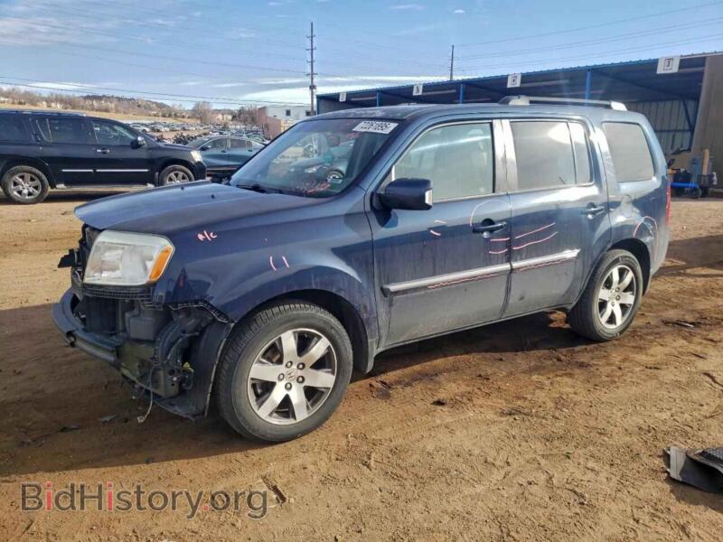2012 Honda PILOT Touring (VIN 5FNYF4H95CB079568) — фото 1 из 16, Copart, повреждение: передняя часть