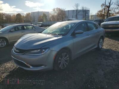 2015 Chrysler 200 200 Limite, серебристый — VIN 1C3CCCAB7FN622388, Copart