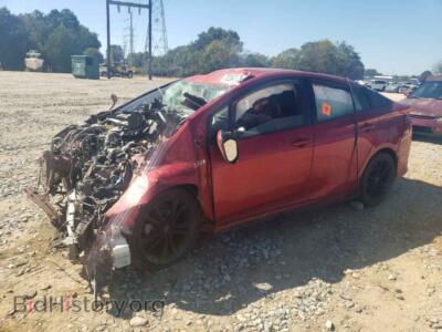 2017 Toyota PRIUS Prius Prim, красный — VIN JTDKARFP3H3031879, Copart