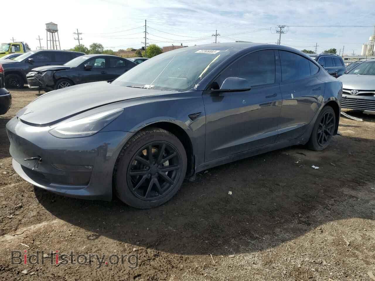 Photo 5YJ3E1EB0NF359596 - TESLA MODEL 3 2022