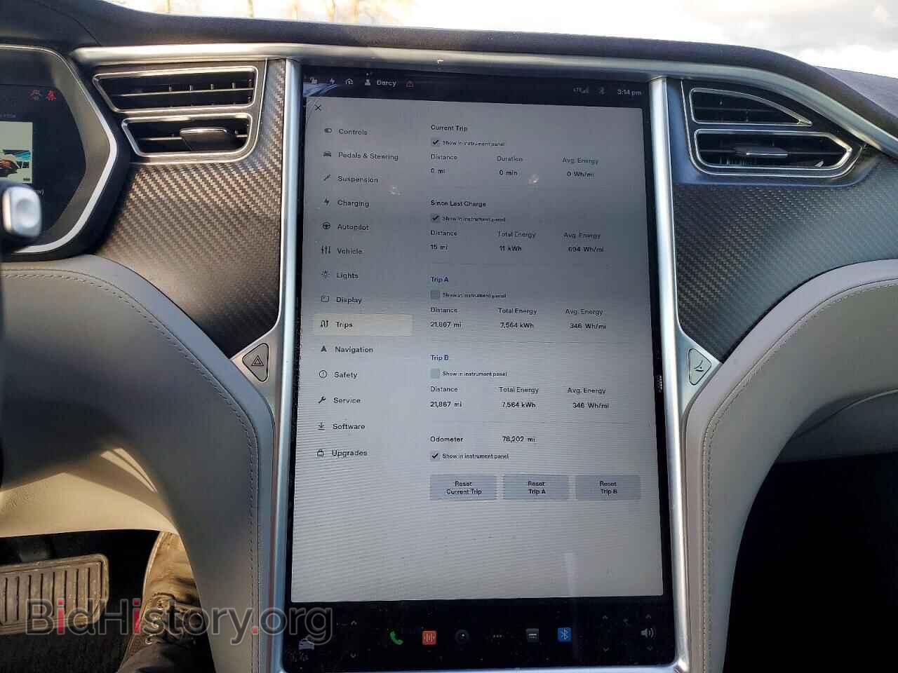 2016 TESLA MODEL S - VIN: 5YJSA1E2XGF143684 - Фото 9