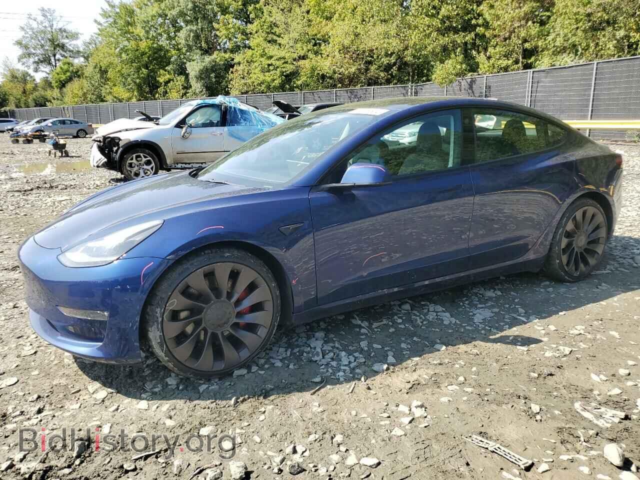 Фотография 5YJ3E1EC1NF124116 - TESLA MODEL 3 2022