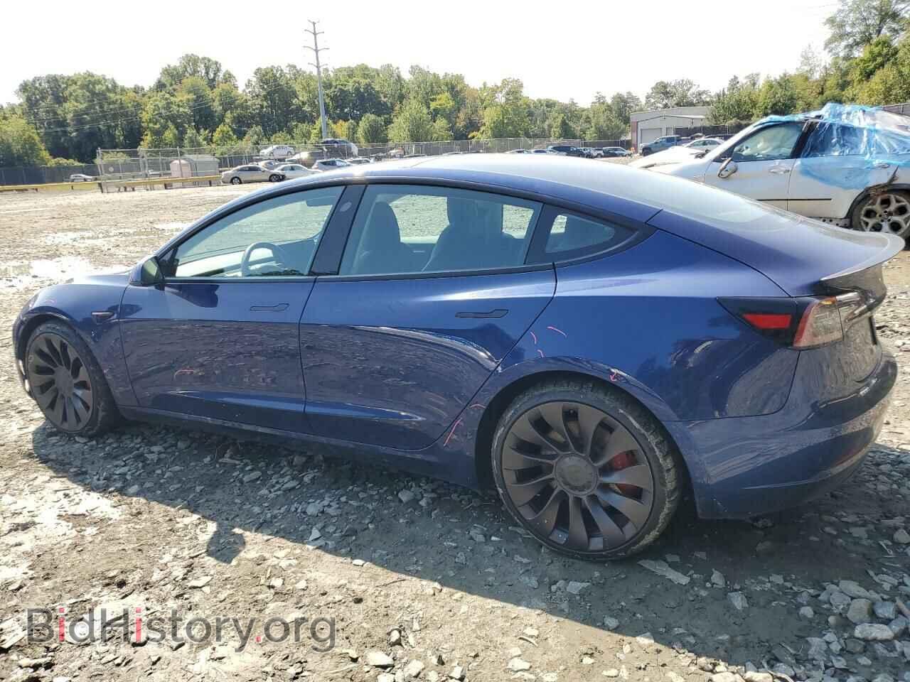 2022 TESLA MODEL 3 - VIN: 5YJ3E1EC1NF124116 - Фото 2