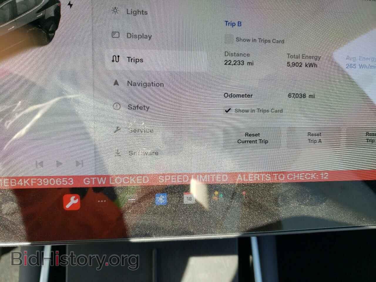 2019 TESLA MODEL 3 - VIN: 5YJ3E1EB4KF390653 - Фото 9