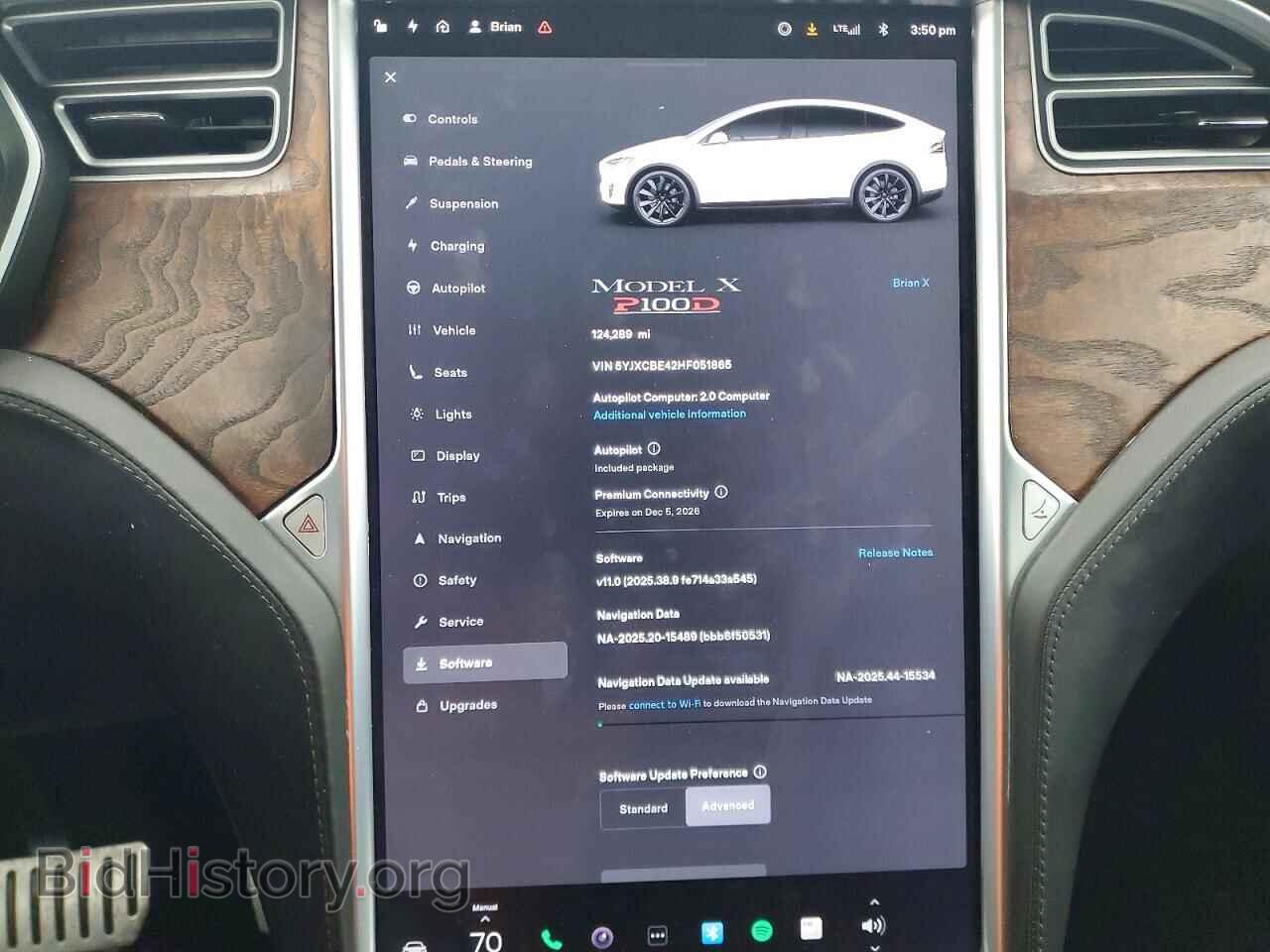2017 TESLA MODEL X - VIN: 5YJXCBE42HF051865 - Фото 9