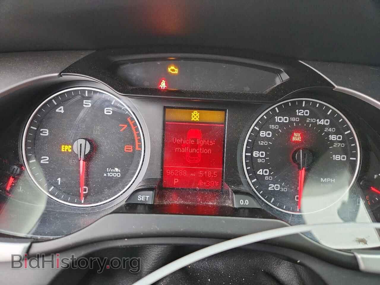 2011 AUDI A4 - VIN: WAUSFAFL1BA159988 - Фото 9