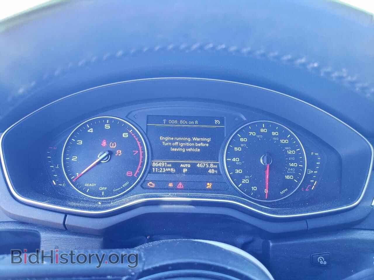2017 AUDI A4 - VIN: WAUGNAF49HN019237 - Фото 9