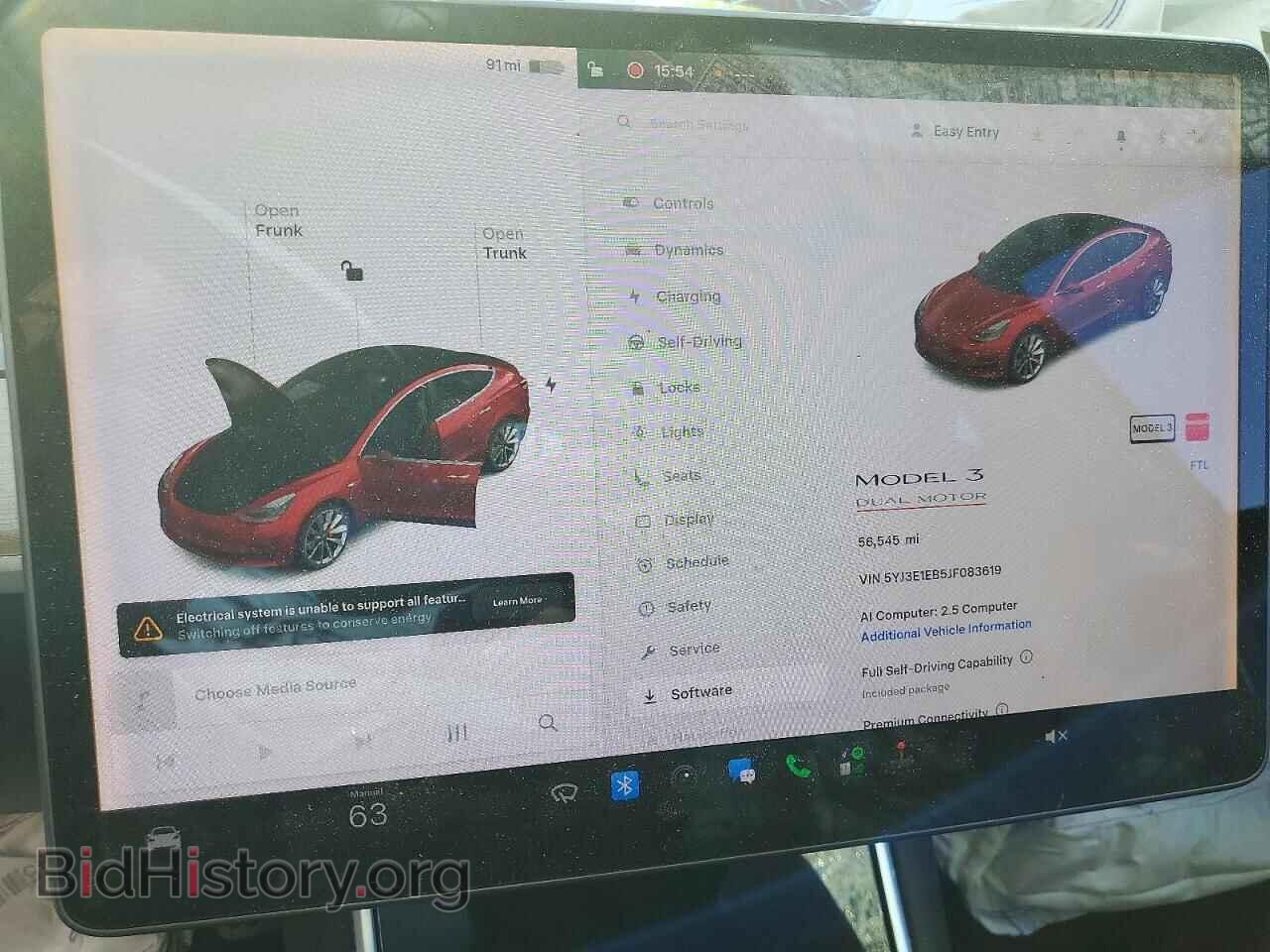 2018 TESLA MODEL 3 - VIN: 5YJ3E1EB5JF083619 - Photo 9