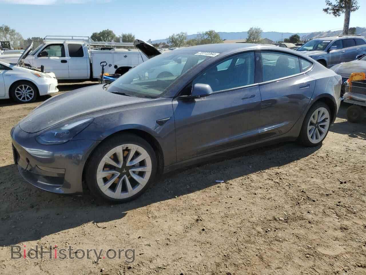 Photo 5YJ3E1EA4NF142706 - TESLA MODEL 3 2022
