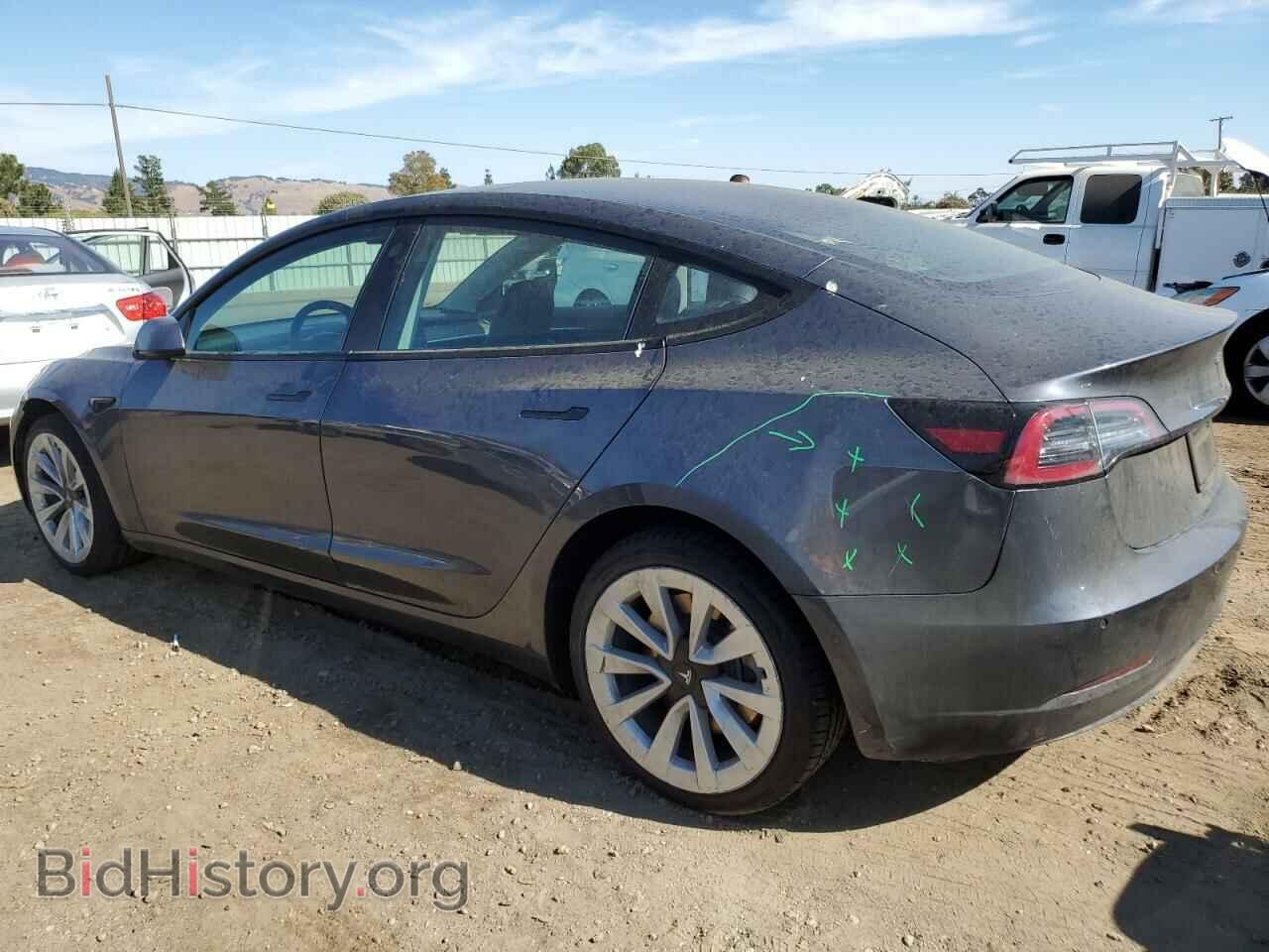 2022 TESLA MODEL 3 - VIN: 5YJ3E1EA4NF142706 - Photo 2