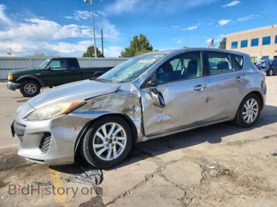 2012 Mazda 3 I, серебристый — VIN JM1BL1L86C1658962, Copart