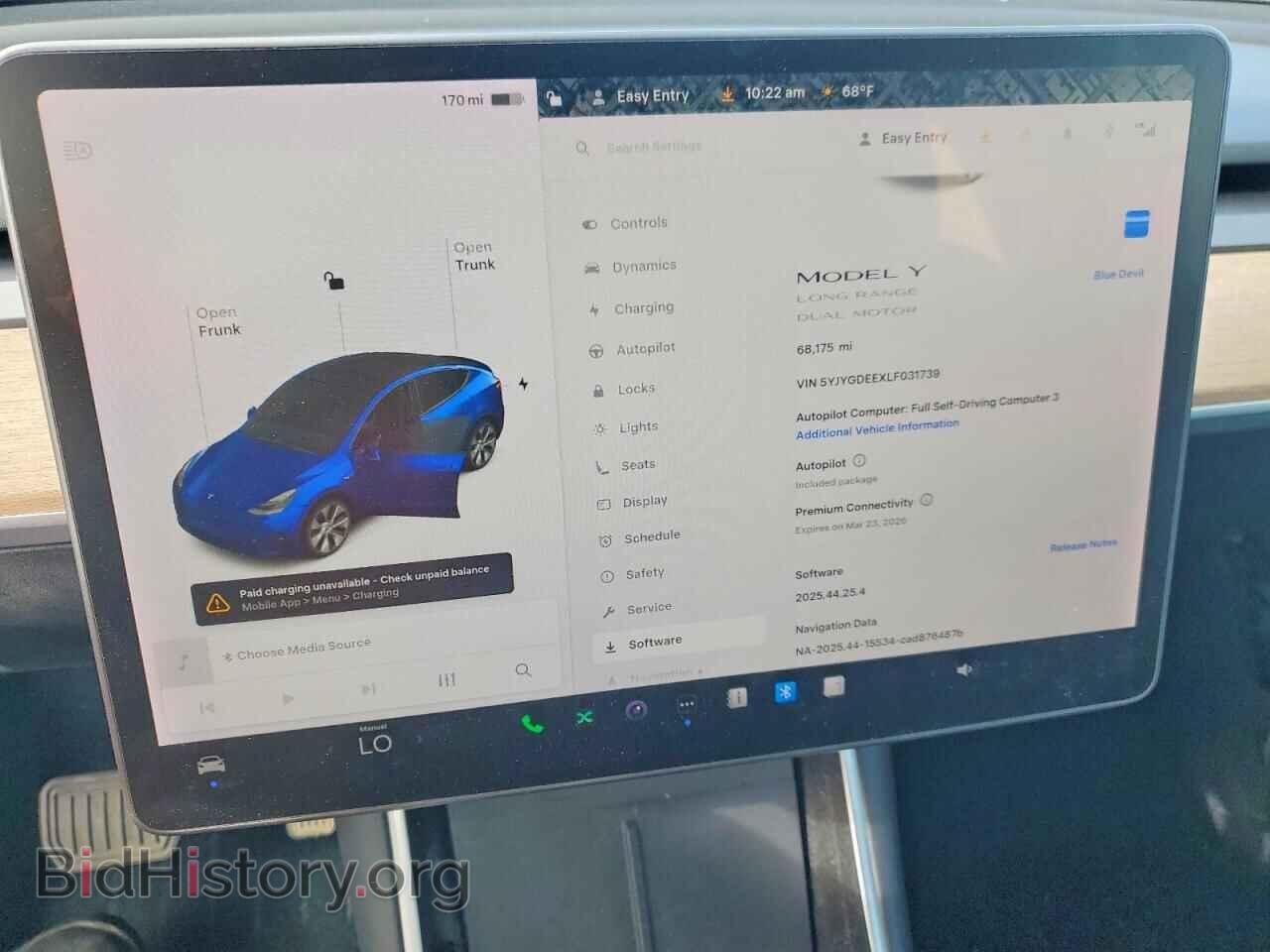 2020 TESLA MODEL Y - VIN: 5YJYGDEEXLF031739 - Фото 9
