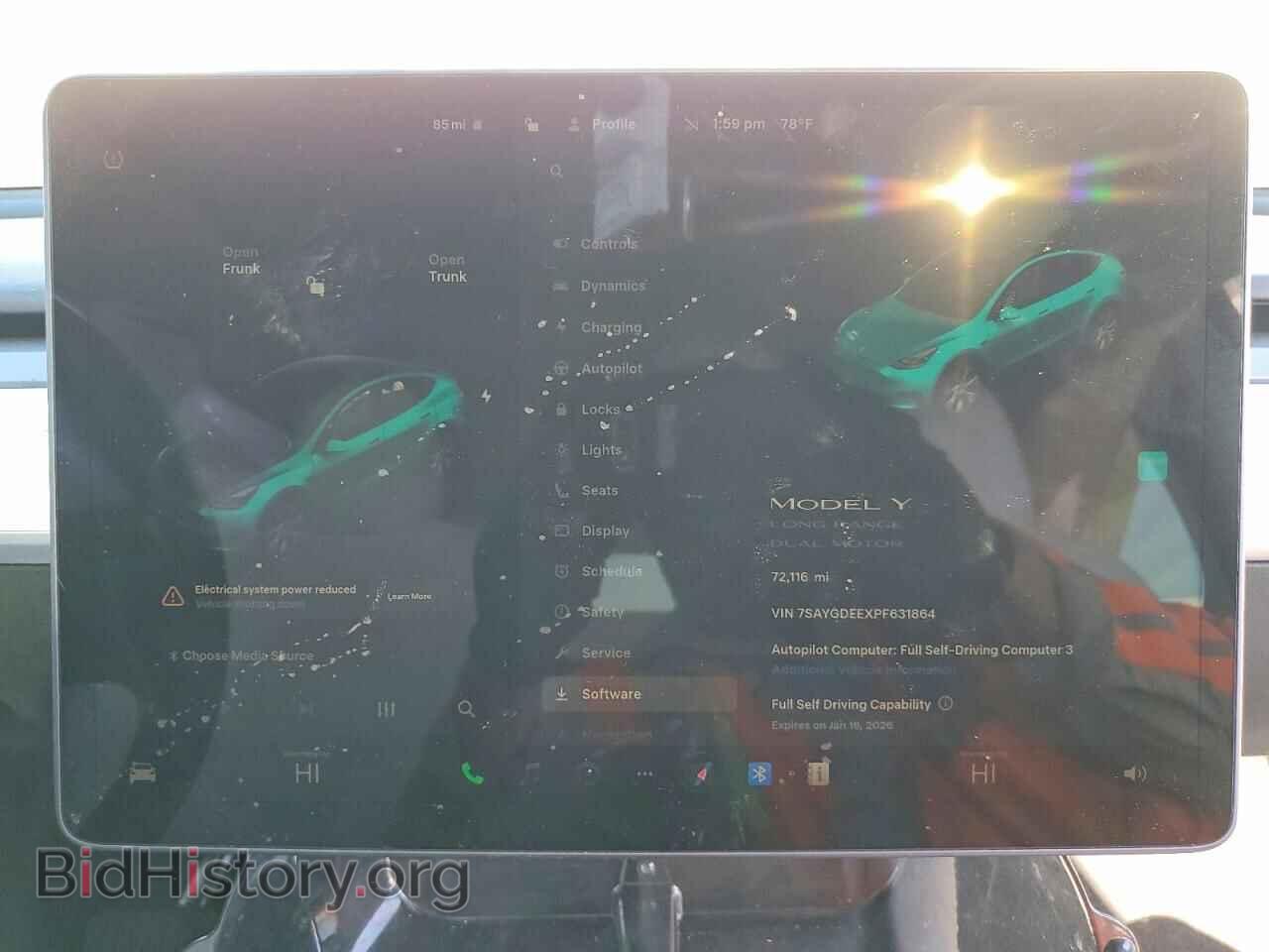 2023 TESLA MODEL Y - VIN: 7SAYGDEEXPF631864 - Photo 9