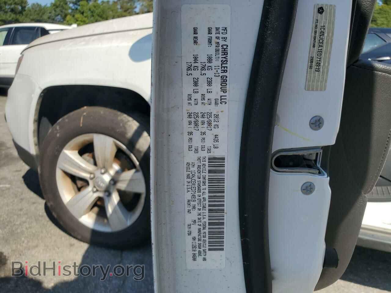 2014 JEEP COMPASS - VIN: 1C4NJCEA1ED714919 - Фото 13