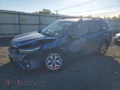 2021 Subaru FORESTER Premium, синий — VIN JF2SKAFC8MH588975, Copart