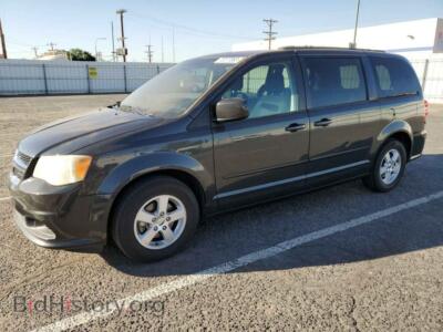 2011 Dodge CARAVAN Grand Cara, темно-серый — VIN 2D4RN3DG9BR752793, Copart