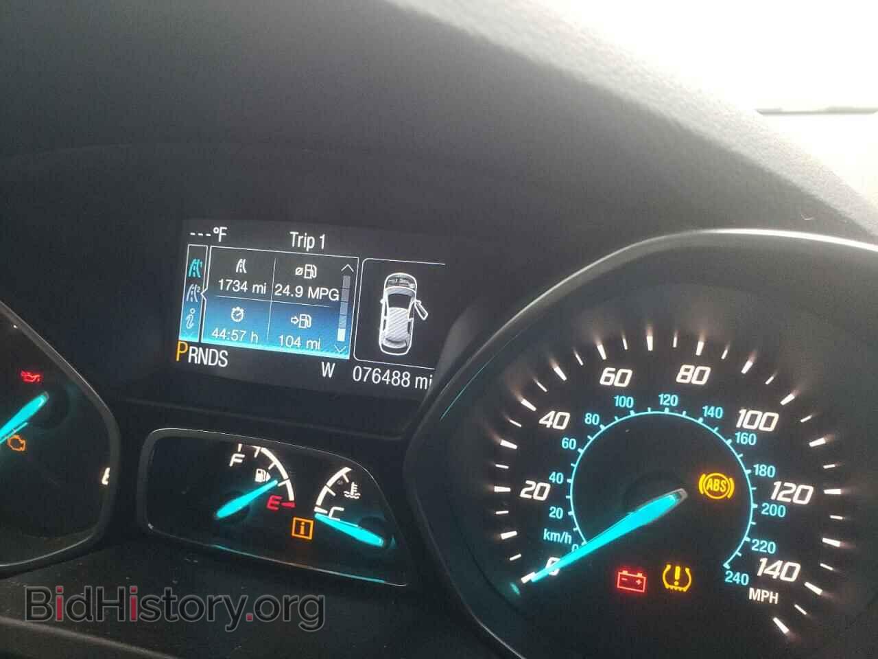 2014 FORD ESCAPE - VIN: 1FMCU0J90EUB43895 - Фото 9