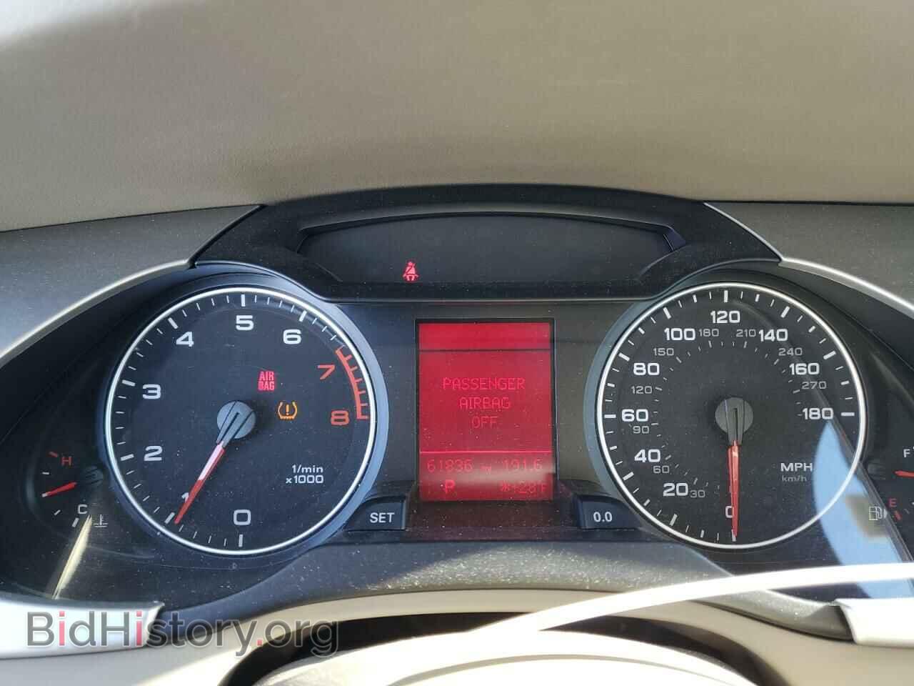 2012 AUDI A4 - VIN: WAUFFAFL2CN020478 - Фото 9