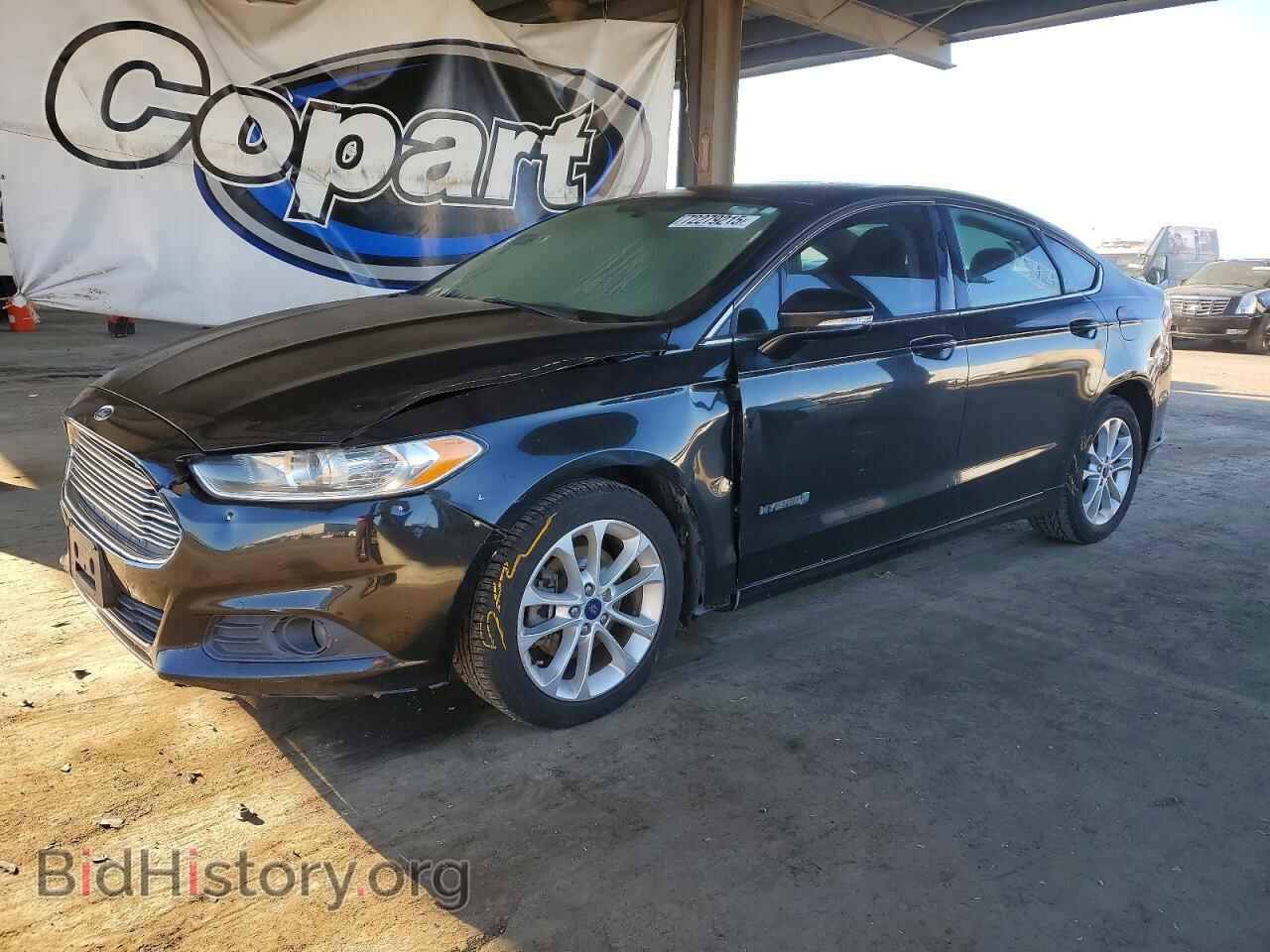 Photo 3FA6P0LU9DR148843 - FORD FUSION 2013