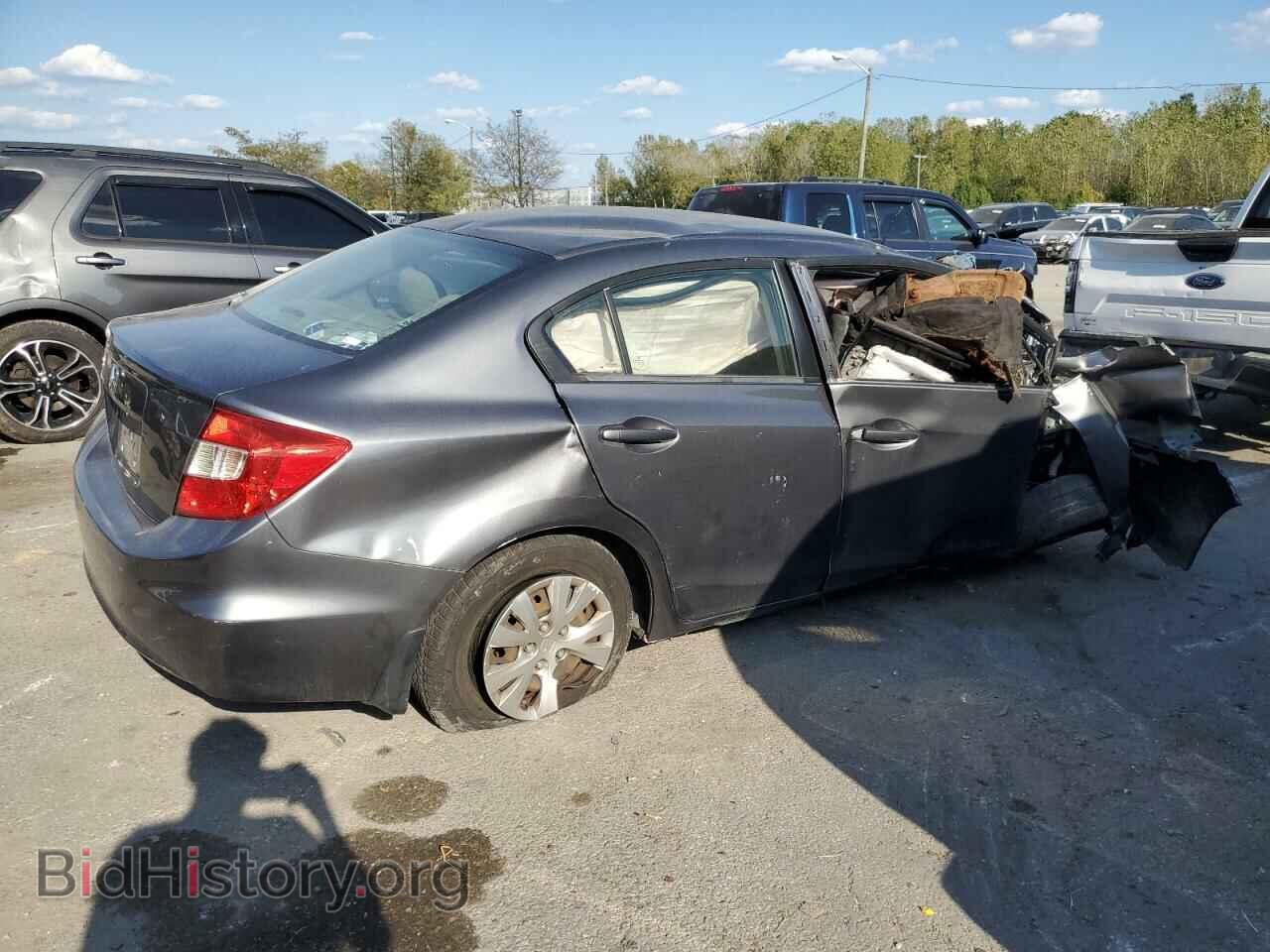2012 HONDA CIVIC - VIN: 19XFB2F52CE072302 - Фото 3