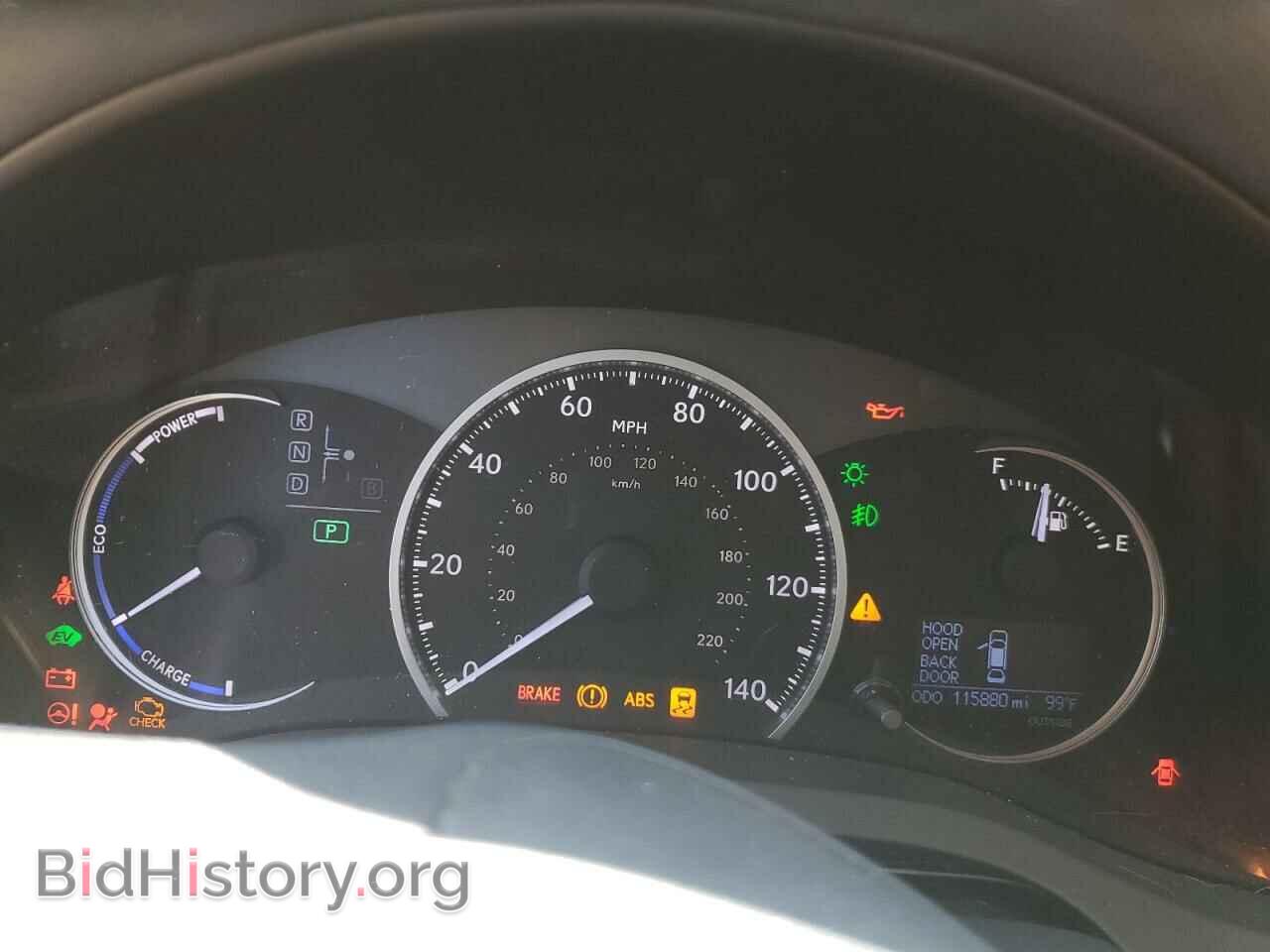 2013 LEXUS CT 200 - VIN: JTHKD5BH2D2173086 - Фото 9