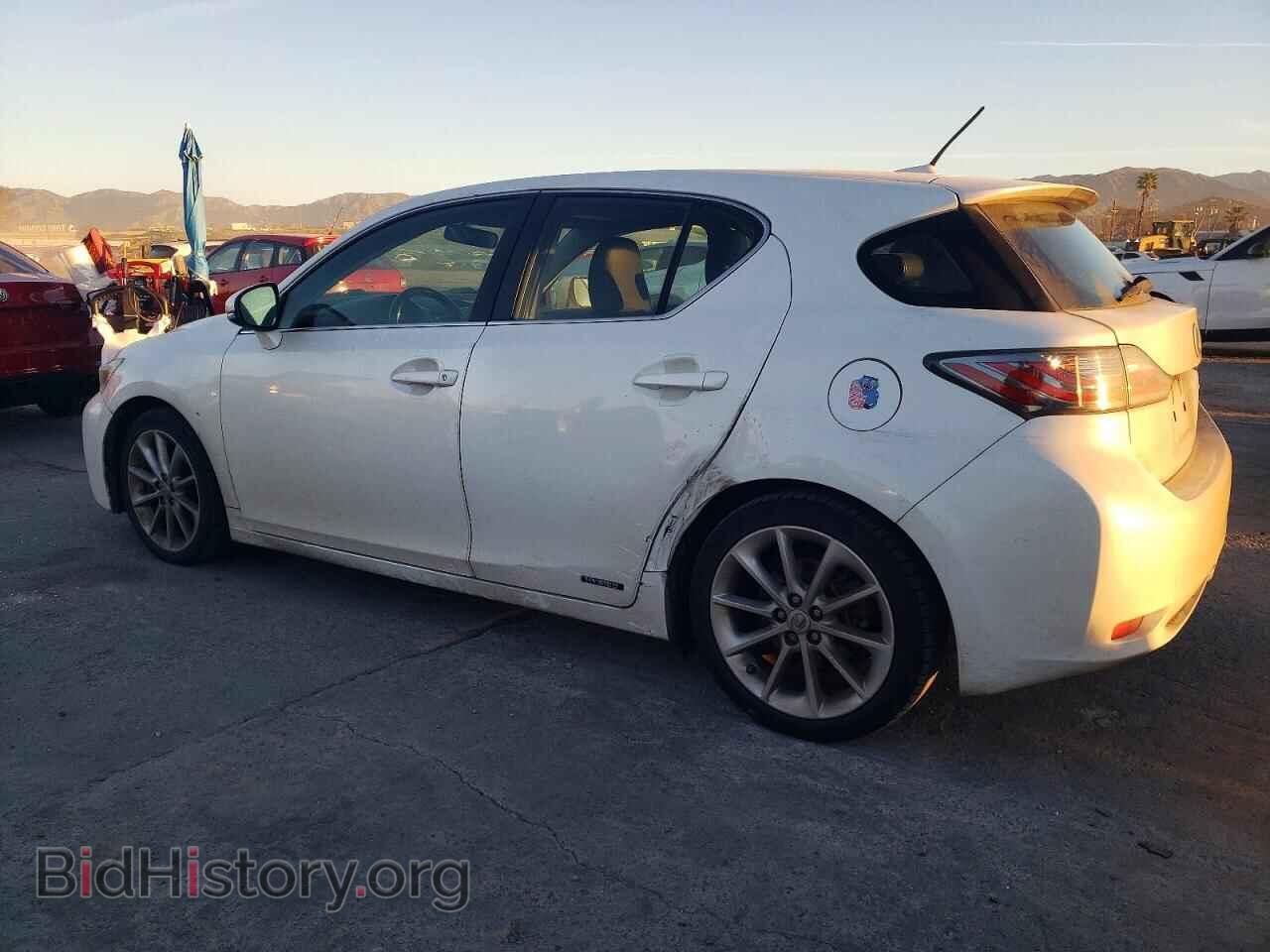 2012 LEXUS CT 200 - VIN: JTHKD5BH7C2056683 - Фото 2