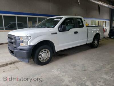 2017 Ford F-150 Super Cab, white — VIN 1FTEX1C8XHFC82763, Copart