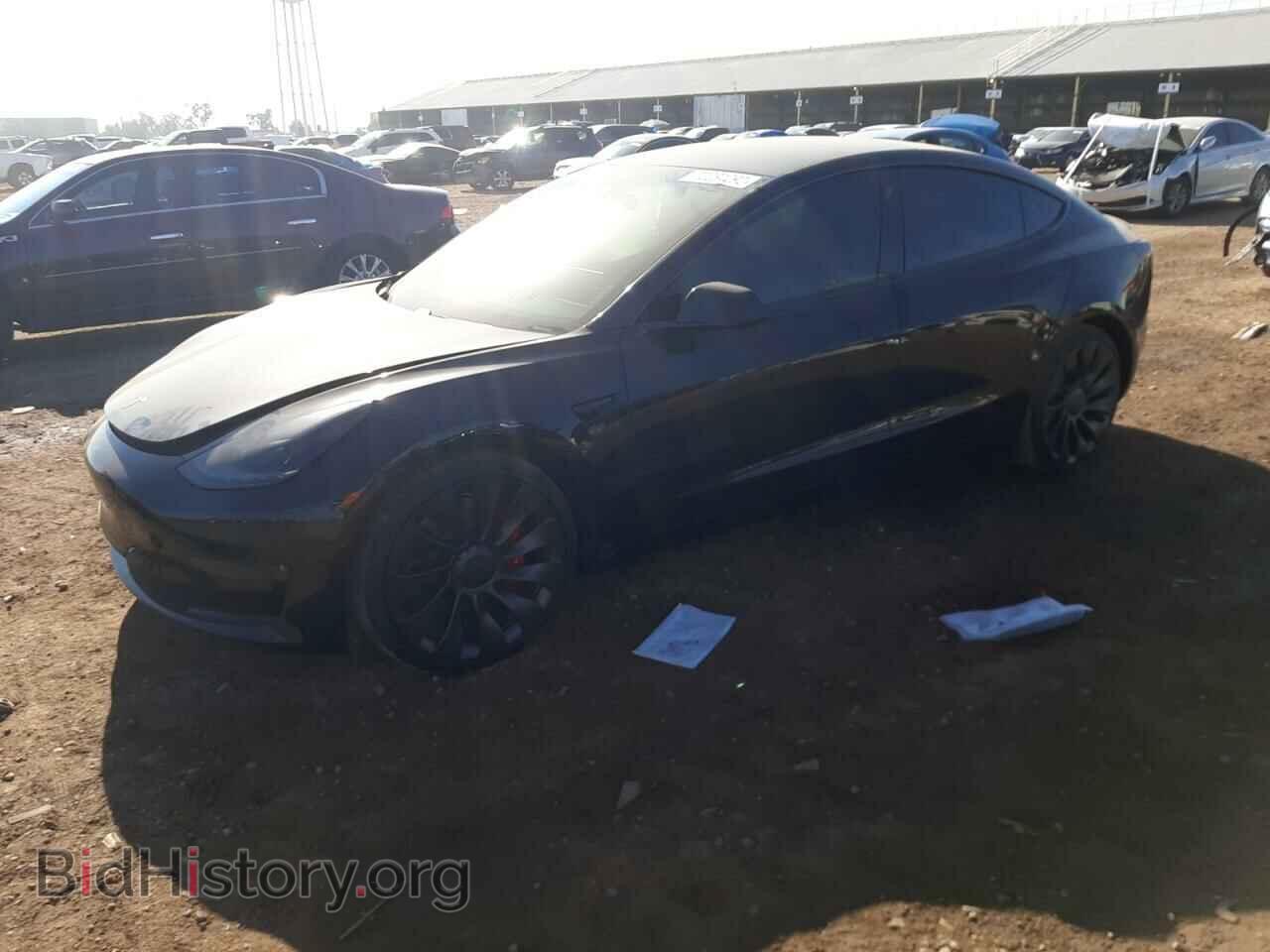 Photo 5YJ3E1EC9MF070496 - TESLA MODEL 3 2021