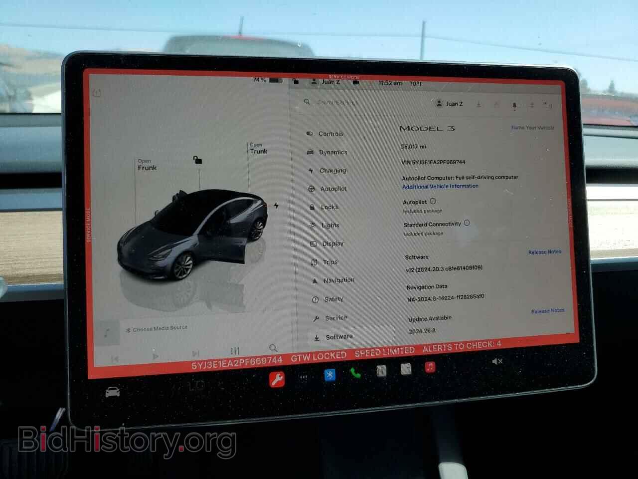 2023 TESLA MODEL 3 - VIN: 5YJ3E1EA2PF669744 - Photo 9